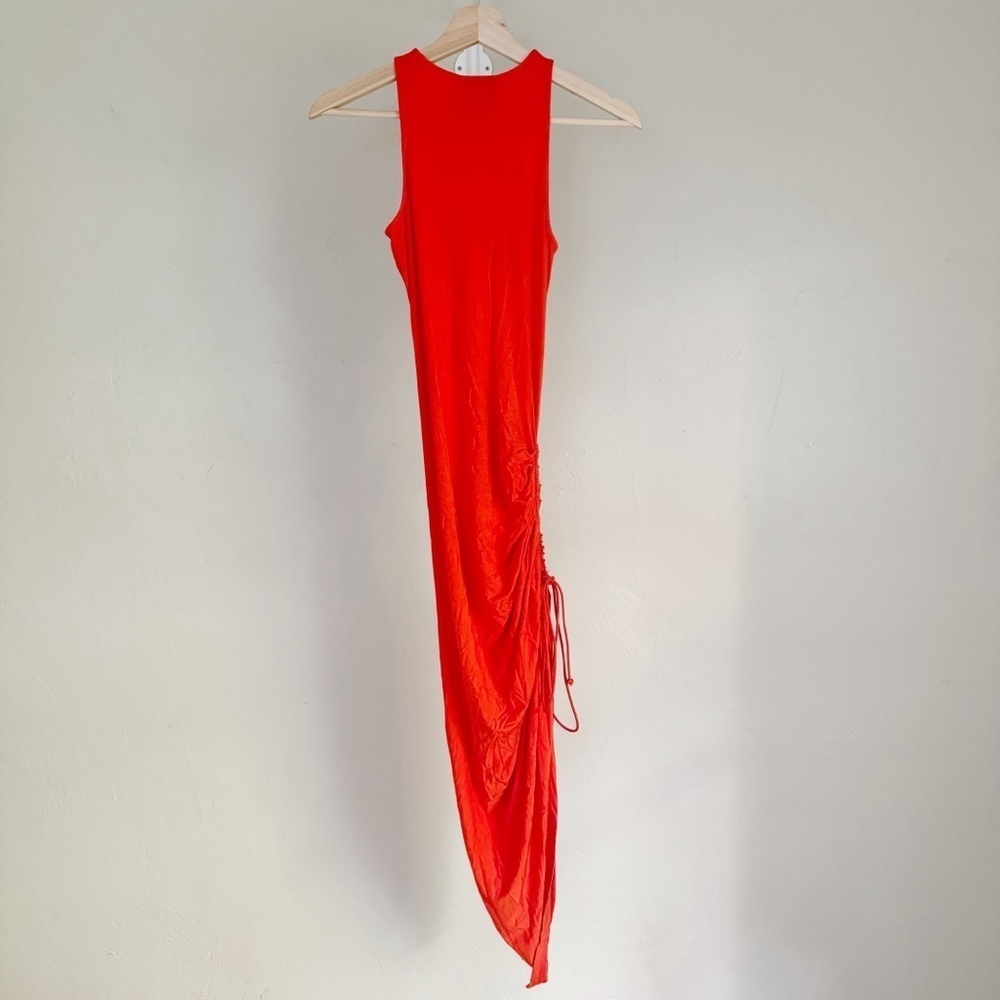 OW Collection Halterneck Ruched Dress - Picture 3 of 9